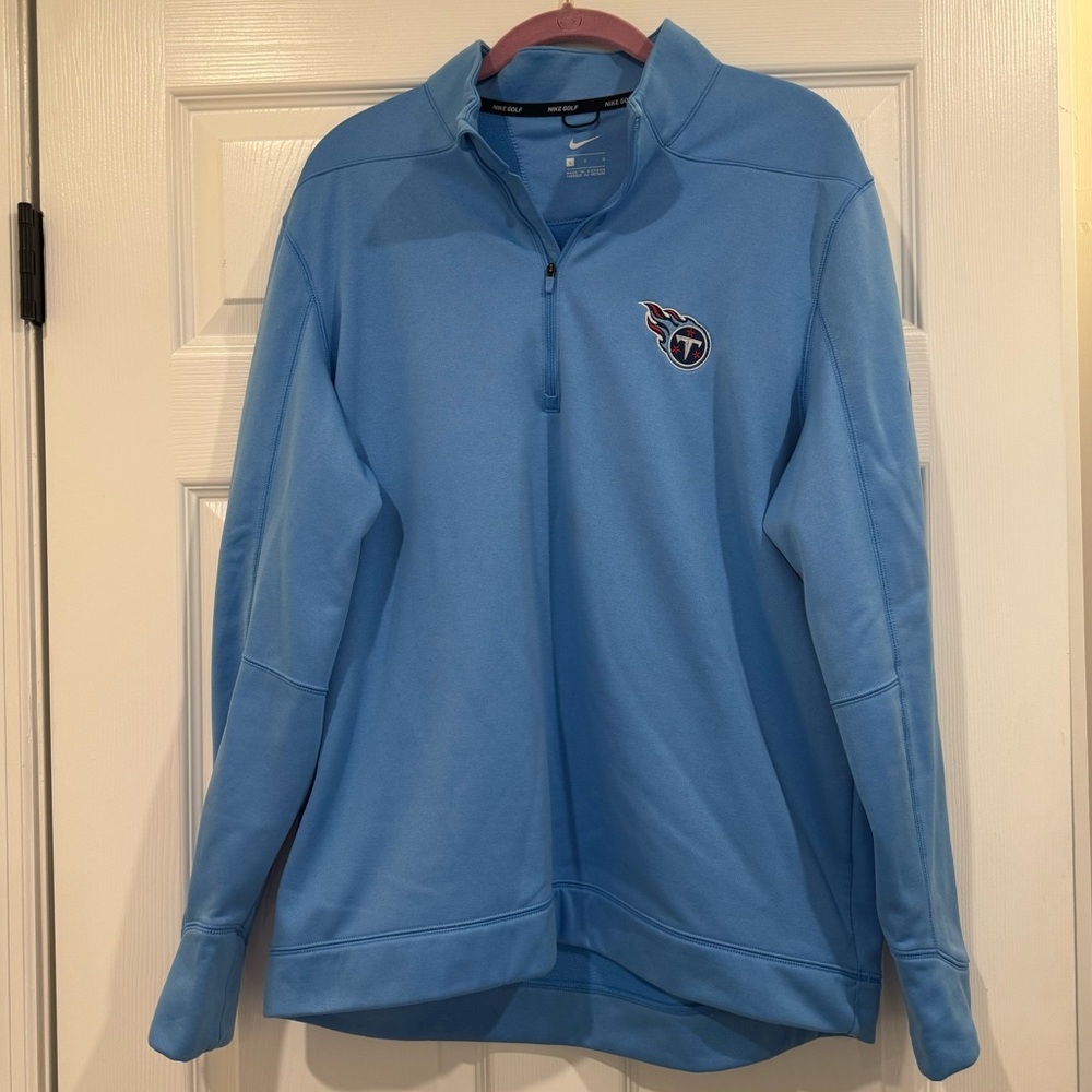 Tennessee Titans Nike Half-Zip Top - Powder Blue